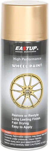 Vista 46 de EASTUP Pintura en aerosol de esmalte acrílico metálico de imitación de plata premium para ruedas - Acabado brillante, alta durabilidad, resistente