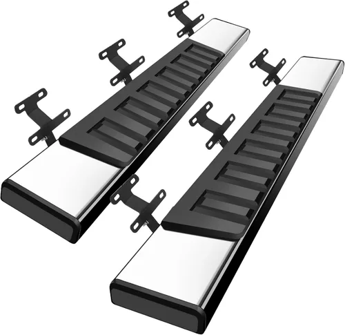Vista 10 de Barras de paso laterales de 6 pulgadas, regulares, compatibles con Ford F250 F350 F450 F550 Superduty 2017-2026, cabina regular/estándar/simple