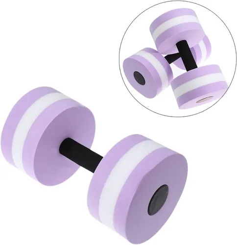 Vista 7 de DOITOOL Juego de 2 mancuernas de ejercicio acuático para aeróbicos acuáticos, mancuernas de espuma ligera, resistencia a la piscina