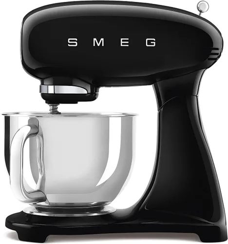 Vista 4 de SMEG SMF05 Forte - Batidora de pie de 5 cuartos con motor de 750 W, arranque suave y mezcla constante, batidor de borde flexible, 10 velocidades BLK
