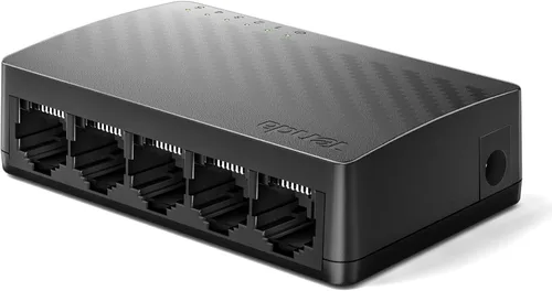 Vista 8 de Tenda Conmutador Ethernet Gigabit no administrado de 5 puertos, divisor Ethernet, concentrador de red, 5 puertos de 10/100/1000Mbps, Plug & Play