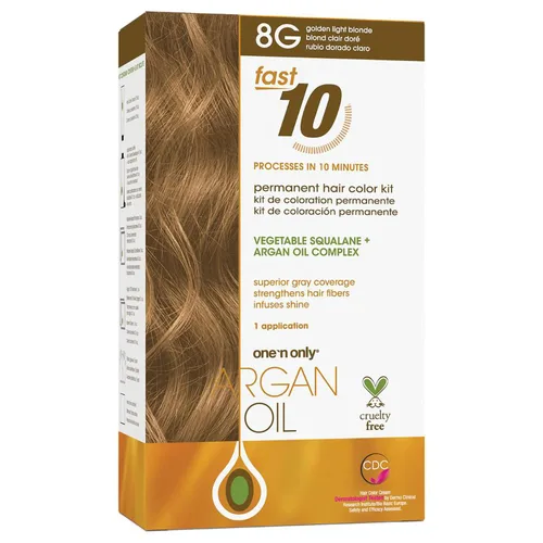 Vista 9 de One 'N Only Fast 10 - Kit de coloración permanente para el cabello, tinte para el cabello para mujeres con aceite de argán para mantener