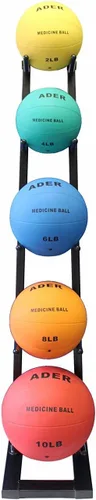 Vista 3 de Balón medicinal de goma Ader 2.2 lbs -22.0 lbs