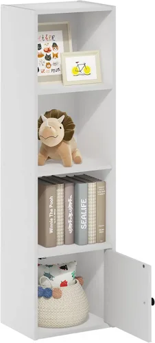 Vista 73 de Furinno PASIR - Estantería de libros de 2 niveles, estantería moderna de 9 x 12 x 21, estanterías abiertas para sala de estar, dormitorio, oficina