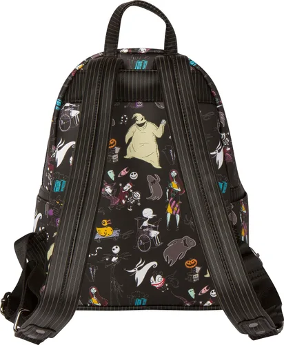 Vista 5 de Loungefly Disney The Nightmare Before Christmas Mini mochila Negro