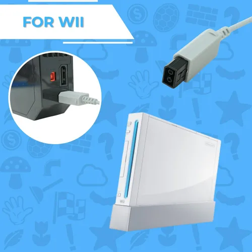 Vista 3 de Old Skool AC Power Adapter for Nintendo Wii Console