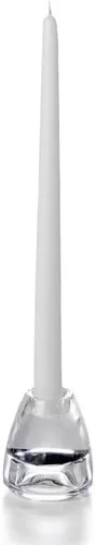 Vista 97 de Yummi - Velas cónicas gris claro de 10 pulgadas. 12 por paquete