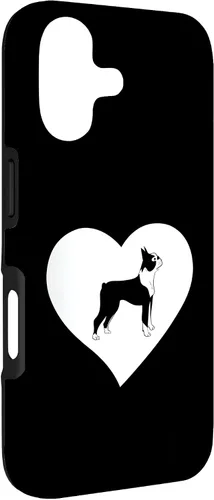 Vista 3 de Boston Terrier Heart Funny Boston Bull Terrier Pet Dog Lover Case for iPhone 17