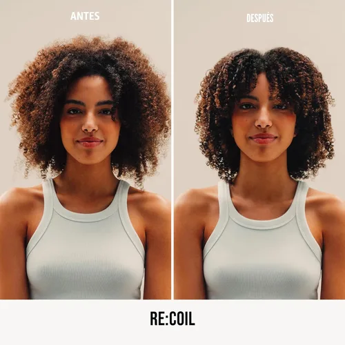 Vista 3 de AG Care Re:Coil Activador de Rizos Crema para Rizos con Aminoácidos de Queratina - Crema Ultra-Nutritiva para Cabello Rizado para Rizos Definidos