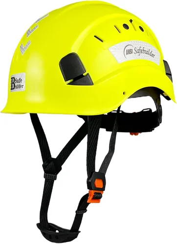 Vista 13 de Casco de Seguridad para Construcción ABS Casco Duro Sistema de Ventilación Ajustable Cascos Duros Protección de Cabeza para Trabajo Industrial