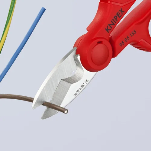 Vista 5 de KNIPEX Tools - Tijeras para electricistas (9505155SBA)