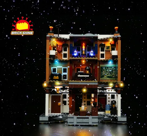 Vista 2 de Light kit for Lego 12 Grimmauld Place 76408(Lego Set is not included) (Sound Control)