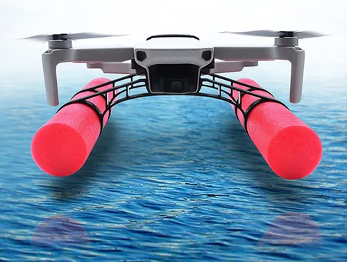 Vista 5 de Tren de aterrizaje flotante de agua y tren de aterrizaje pierna ajuste para DJI Mini 2 SE/Mini 2 extensor plegable accesorios para drones