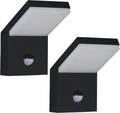 Vista 13 de Accesorios de luz al aire libre con sensor de movimiento, montaje en pared, aplique de pared exterior, luz de porche, luces de garaje, luces