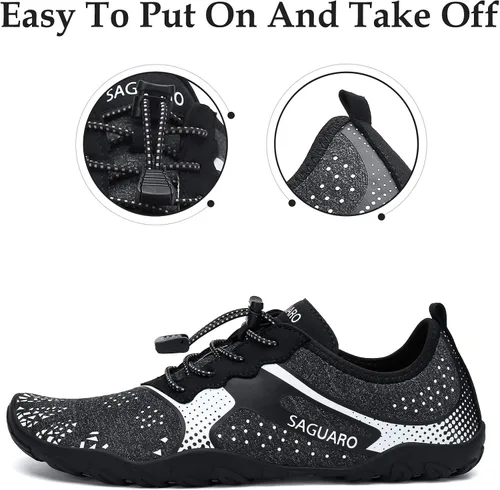 Vista 3 de Kararao Mens Womens Water Shoes Quick Dry Swim Shoes Beach Shoes Pool Surfing Aqua Sports