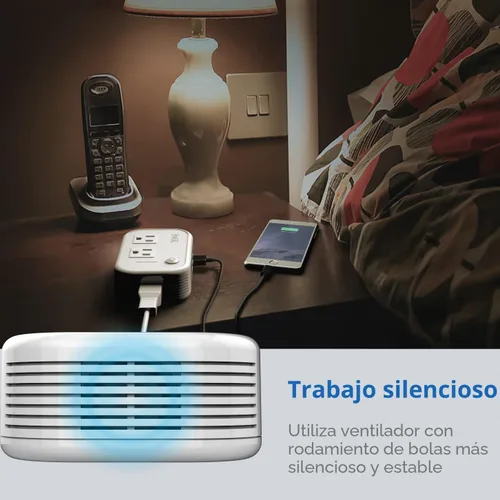 Vista 7 de FOVAL Power Step Down - Convertidor de voltaje de viaje de 220 V a 110 V, adaptador de corriente internacional para alisador de cabello/rizador
