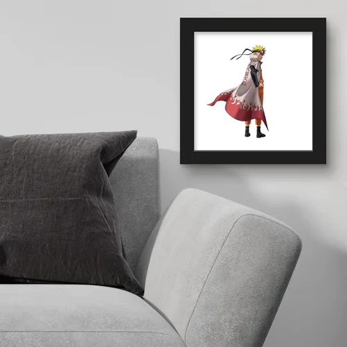 Vista 4 de Gallery Pops Naruto Shippuden - Naruto Uzumaki Sage Mode - Arte de pared, versión enmarcada negra, 12 x 12 pulgadas