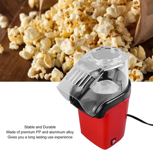Vista 6 de Haofy Fabricante eléctrico de las palomitas de maíz 110V, pequeña máquina desmontable de las palomitas de maíz del aire caliente para el partido