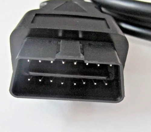Vista 3 de Cable OBD2 OBDII para modelos de escáner de lector de código Cen-Tech 60693 60694 60794 62119 62120 reemplazo del mercado de accesorios Compatible
