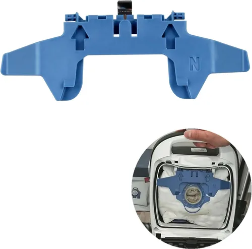 Vista 2 de Soporte para bolsa de polvo compatible con Miele Complete C3 / S8xxx / SGxxx - Bolsa de repuesto para aspiradoras Serie S8000, 1 paquete, azul