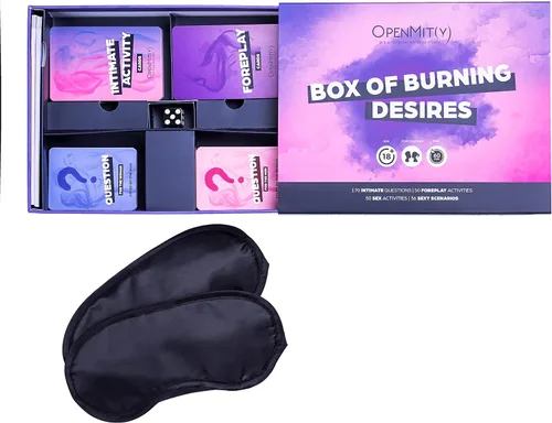 Vista 5 de Box of Burning Desires - Divertido y romántico juego de dormitorio para pareja para una cita nocturna - Gran regalo de San Valentín, aniversario