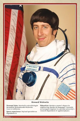 Vista 7 de Trends International The Big Bang Theory - Póster de pared de astronauta, 34 pulgadas de largo x 22.4 pulgadas, versión enmarcada en negro Versión