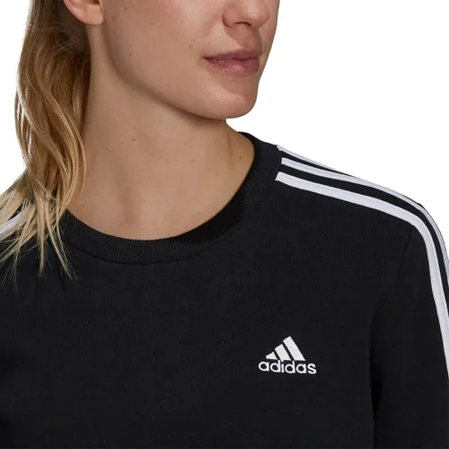 Vista 6 de adidas Sudadera Essentials de forro polar con 3 rayas para mujer