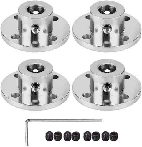 Vista 10 de Conector de acoplamiento de brida de 3 mm, accesorio acoplador de modelo de guía rígida, accesorios de eje para motores de modelo RC, bricolaje, 4