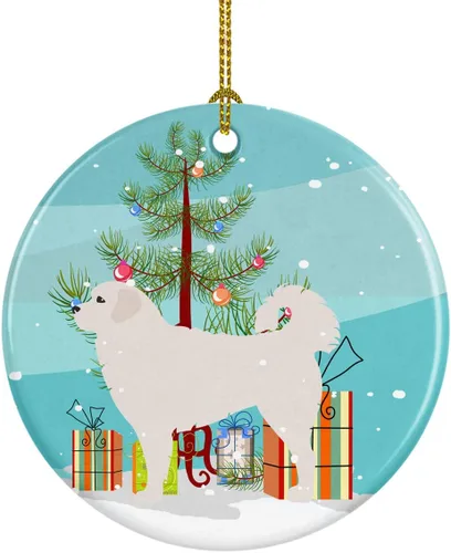 Vista 58 de Caroline's Treasures Cavalier King Charles Spaniel - Adorno de cerámica para árbol de Navidad, decoración colgante para el hogar, Navidad, fiestas