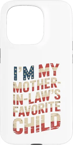 Vista 14 de Im My Mother in Law Favorite Child USA FlagFunny Parent Case for iPhone 16