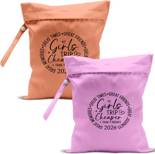 Vista 16 de 2 Piezas Bolsa Húmeda, Bolsa Impermeable Húmeda y Seca, Bolsa de Lavandería Pequeña, para Traje de Baño, Piscina, Viaje, Playa, Pañales, Ropa Sucia