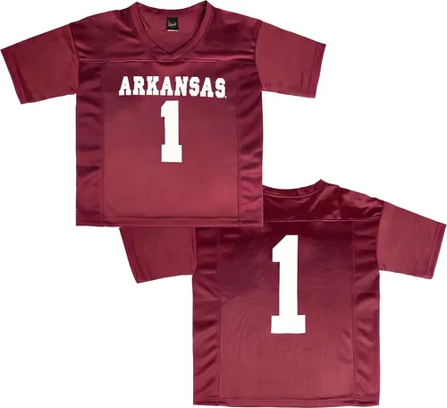 Vista 7 de Little King NCAA - Touchdown Pass - Camiseta de fútbol americano para jóvenes y adolescentes del equipo - Tallas Pequeña Juvenil-XL Juvenil
