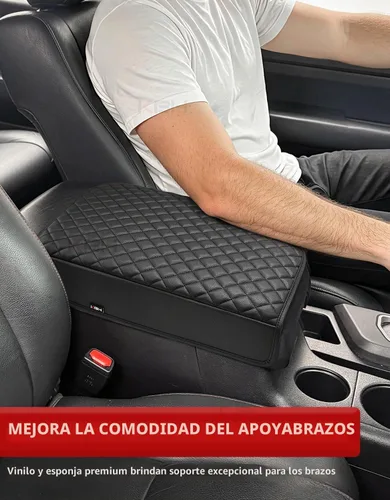 Vista 3 de KBH Funda para reposabrazos de consola central para Toyota Tundra 2007-2013, Sequoia 2008-2022, protector de tapa de consola central, accesorios