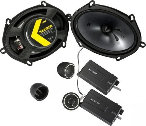 Vista 4 de KICKER 46CSS684 - Dos pares de sistemas de componentes CSS68 de la serie CS de 6x8 pulgadas con tweeters de 0.75 pulgadas, 4 ohmios (2 pares)
