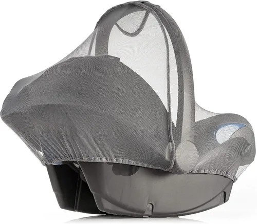 Vista 2 de Mosquitera para portabebés – Red de malla de insectos para asiento de coche – Ajuste universal, moisés y cochecito de calidad premium: lavable a