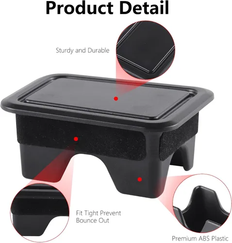 Vista 2 de BJSIA Paquete de 2 fundas de bolsillo de estaca para camionetas, fundas de bolsillo de estaca compatibles con Dodge Ram 1500 2019-2023 cubierta