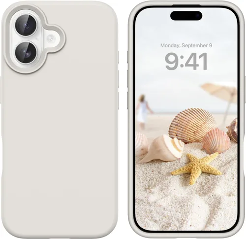 Vista 71 de GUAGUA Funda compatible con iPhone 17 Pro Max de 6.9 pulgadas, silicona líquida, goma de gel suave, delgada, forro de microfibra delgada