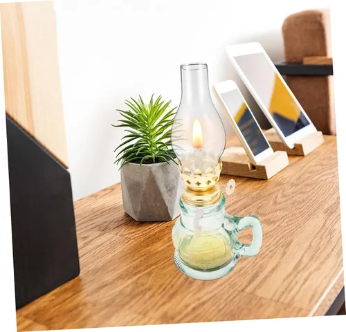 Vista 5 de Uonlytech Cabeza de lámpara DIY Base de lámpara de queroseno Soporte de lámpara de luz de aceite Soporte de lámpara de aceite Soporte de lámpara