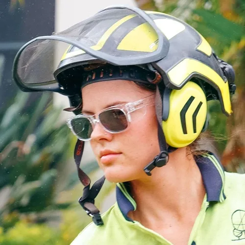 Vista 5 de SafeStyle Fusions - Lentes de seguridad con certificación ANSI Z87.1+, transparentes, tintados y polarizados