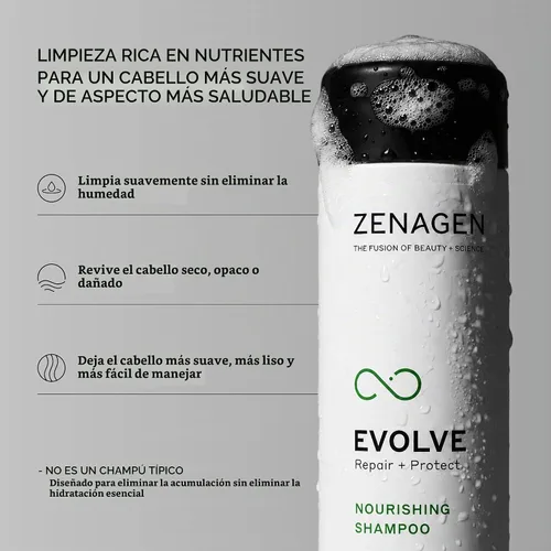 Vista 3 de Zenagen Evolve - Tratamiento de champú acelerador profesional