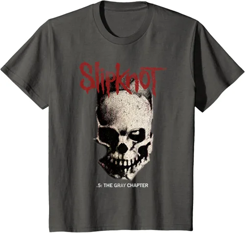 Vista 117 de Slipknot Tribal Calavera playera, niños 12, Rojo
