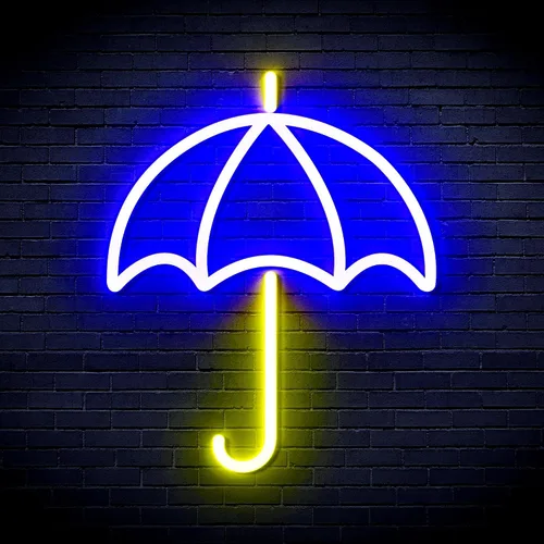 Vista 16 de ADVPRO Paraguas Flex Silicona LED Neon Sign - Púrpura - st16s33-fnu0016-p