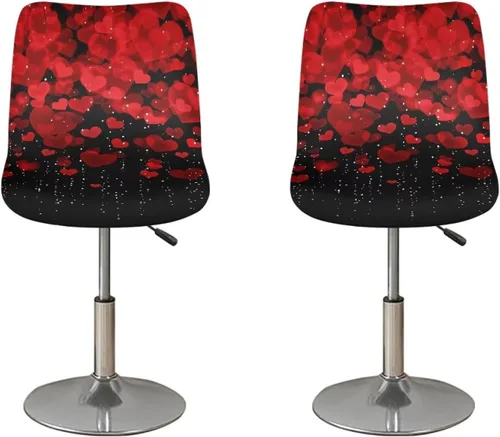 Vista 205 de American Eagle - Juego de 2 fundas para taburetes de bar para sillas de comedor, impermeables, antideslizantes, tamaño universal