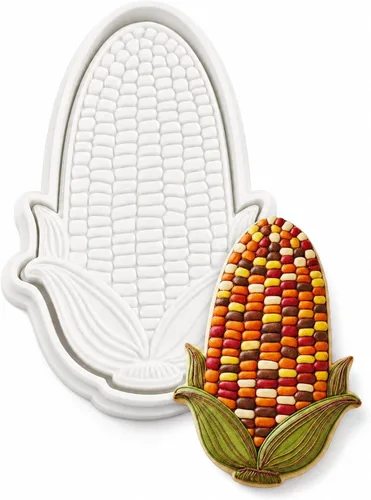 Vista 13 de 8 PCS Thanksgiving Cookie Cutter Set with Embossers Turkey Pumpkin Maple Leaf Corn & More 3" Complete Fall Collection