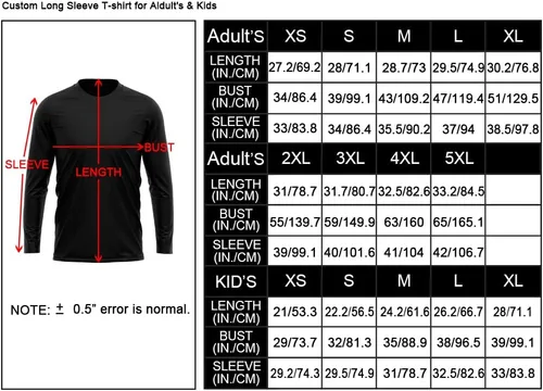 Vista 7 de Camiseta personalizada de manga larga para baloncesto y fútbol para adultos y niños