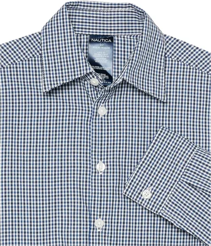 Vista 7 de Nautica - Conjunto de 4 piezas para niño incluye camisa de vestir, corbata, chaleco y pantalones