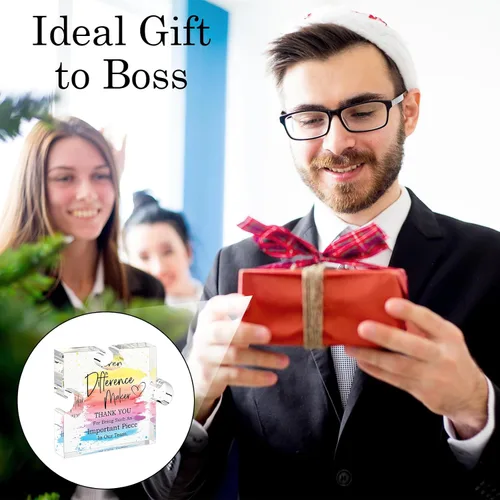 Vista 6 de Regalo Marcador de Diferencia Regalos de Agradecimiento para Líder Jefe Empleado Colaborador Profesor Personal Mentor Entrenador Gerente Regalos