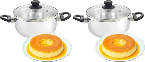 Vista 12 de [Usado] IMUSA USA PHI-T9220 molde para flan de acero inoxidable, 1,5 cuarto de galón, plateado