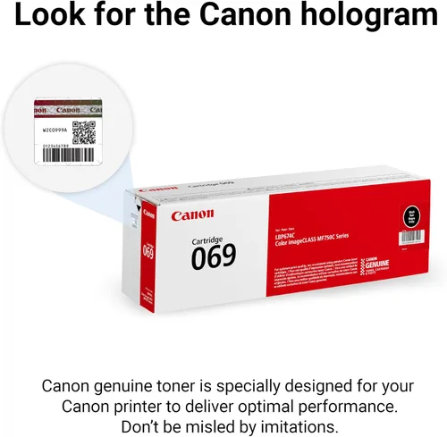 Vista 5 de Canon Cartucho de tóner negro 069 original compatible con MF753Cdw, MF751Cdw, LBP674Cdw, (paquete de 2)