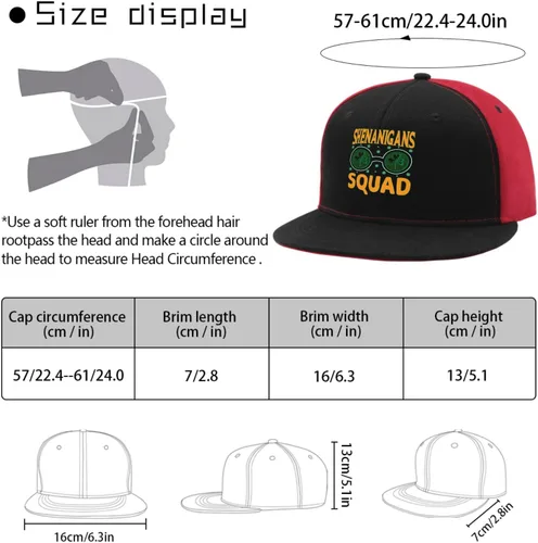 Vista 3 de Baseball Hats for Women Ash-Wednesday Beach Baseball Hat for Men Pickleball Caps Light Weight shenaniganss Squad Sun Visor Hat